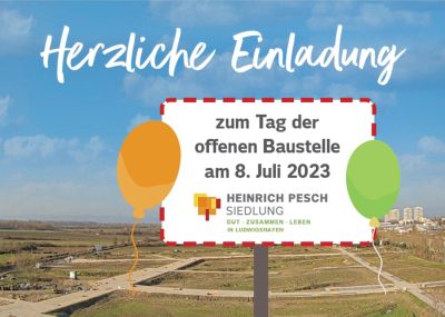 Tag der offenen Baustelle Heinrich-Pesch-Siedlung 8.7.23