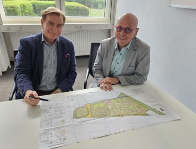 Heinrich-Pesch-Siedlung Geschäftsführer Ernst Merkel Horst Schöder